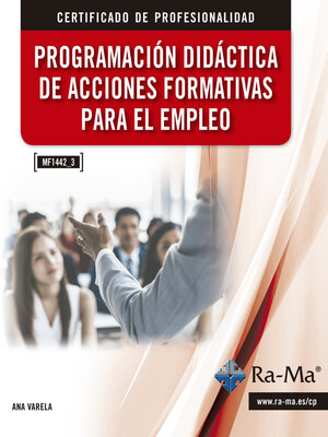 cover image of Programación Didáctica de Acciones Formativas para el Empleo (MF1445_3)